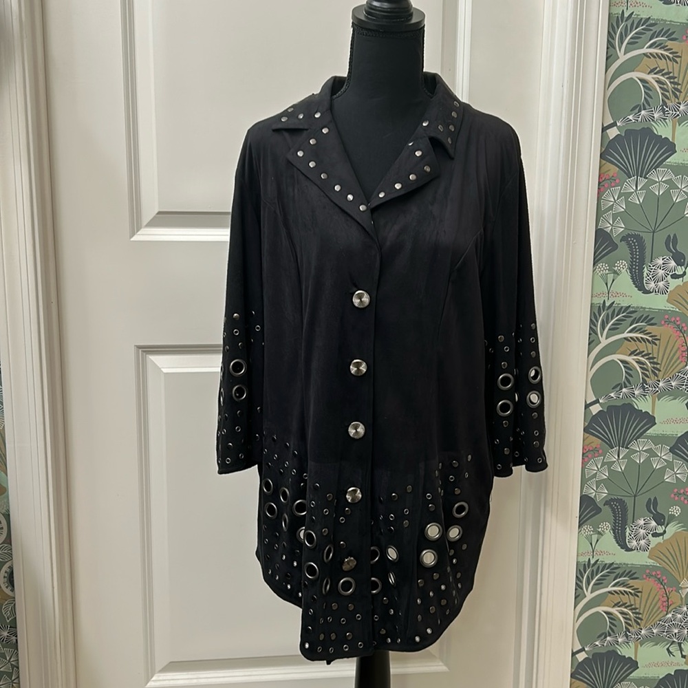 NWOT Biker Top Jacket XL